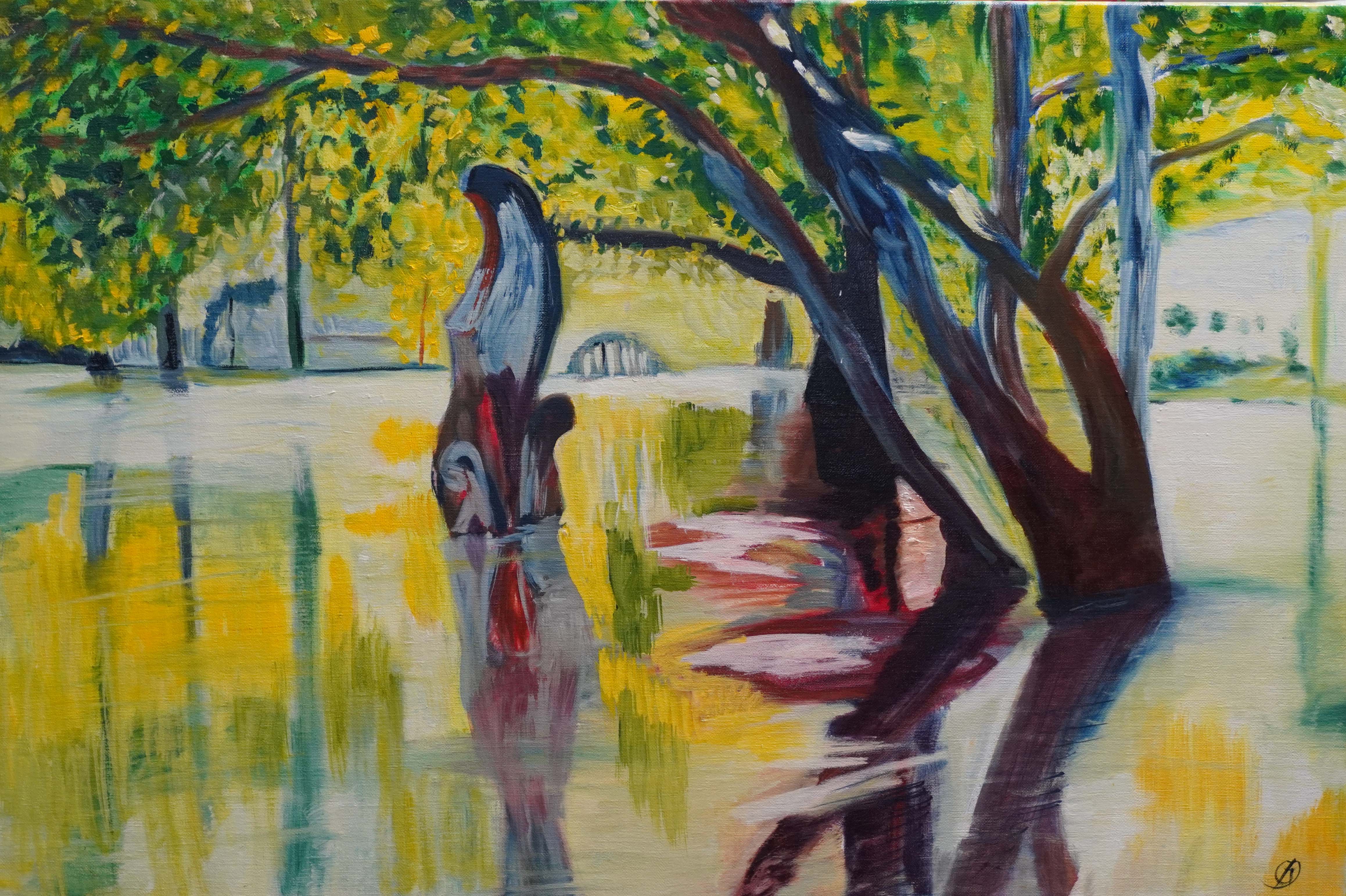 ete inondation 60x60 cm